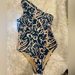 Summersalt Ruched Sidestroke One Piece Swimsuit Size 12